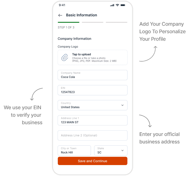 Enter paystub details in the 123PayStubs mobile app