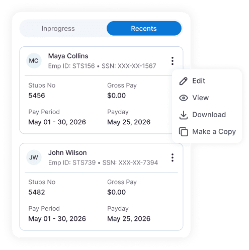 Manage Paystubs with Ease