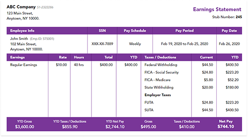 Accurate Payroll Calculations