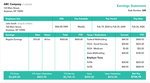 Accurate Payroll Calculations