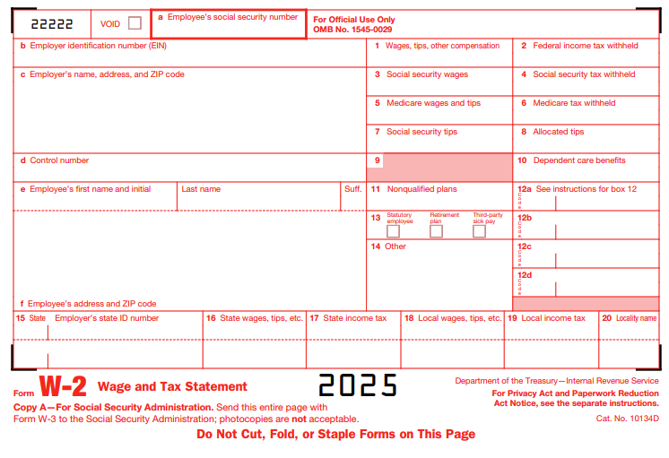 Form w2 for 2023
