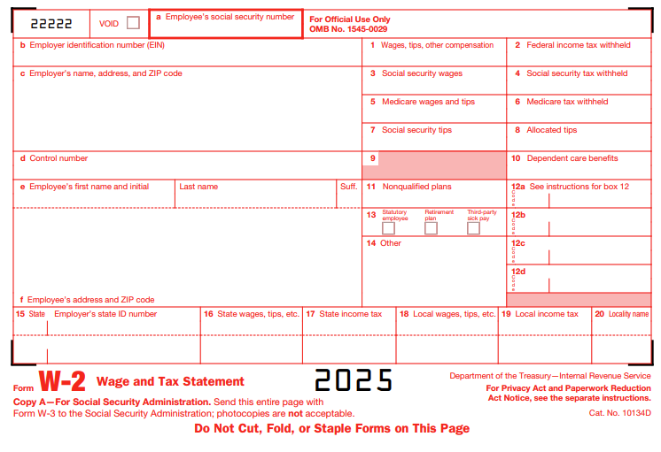 Form W2 for 2023